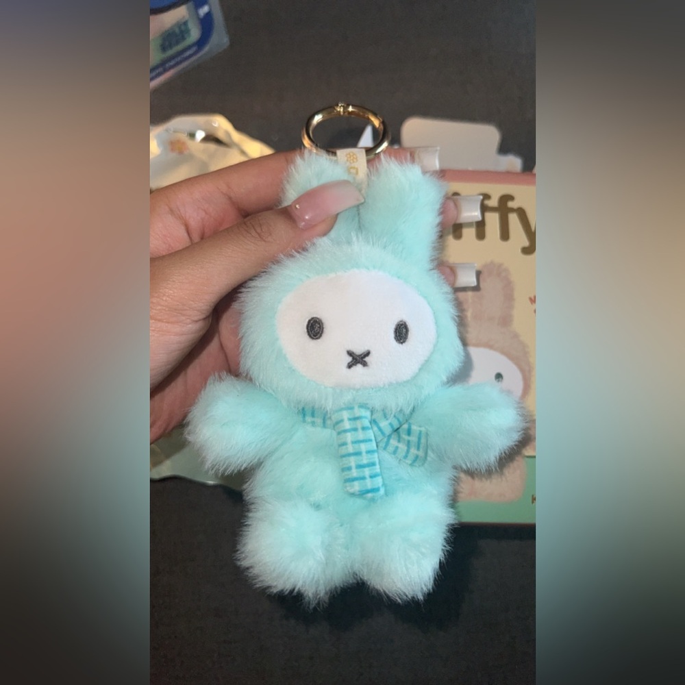 Green Miffy Bunny Keychain by Vipo ( Macaron Series / Blind box )